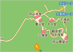 弥山地図